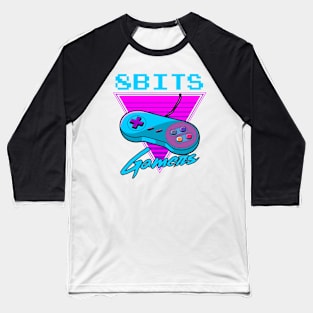 8 Bits Gamers Baseball T-Shirt